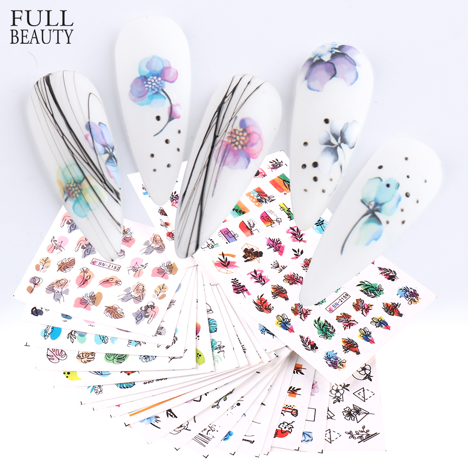 Nail Art Full Design - 24pcs / Set Spring Summer nail