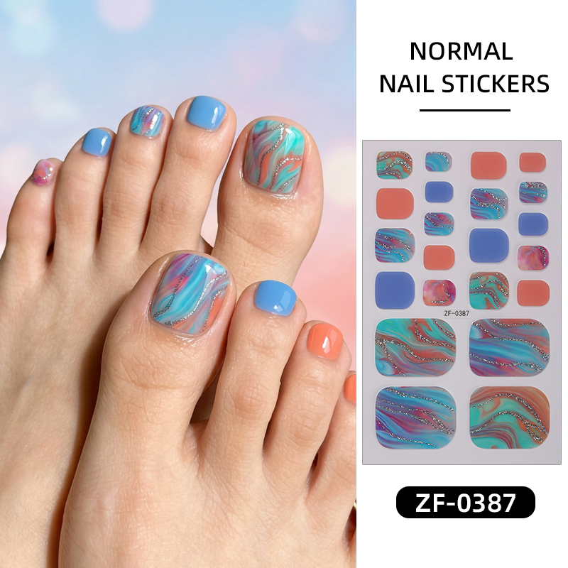 22Tips Gradient Marble Toe Nai - огляд і ціна Nail Art Full Design