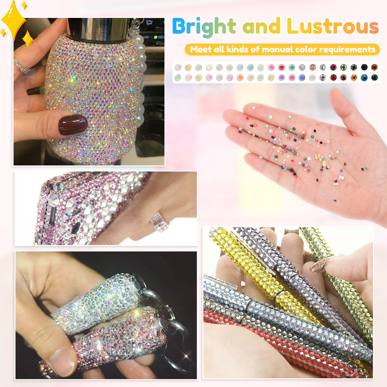 32000pcs Resin Jelly Rhineston - огляд і ціна Nail Art Jelly