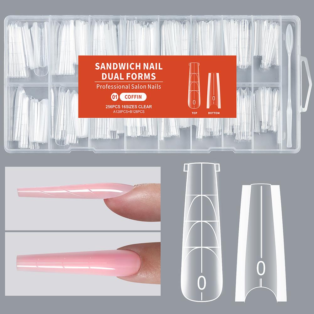 256PCS Sandwich Dual Nail Form - огляд і ціна Nail Extension Form