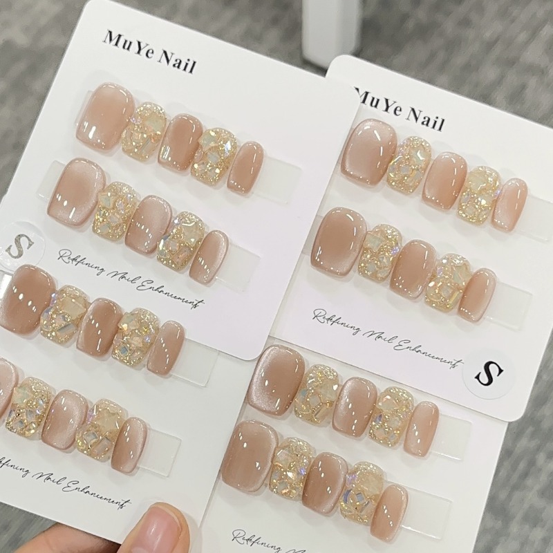 24pcs Summer Short Presss on N - огляд і ціна Nail Art Pink