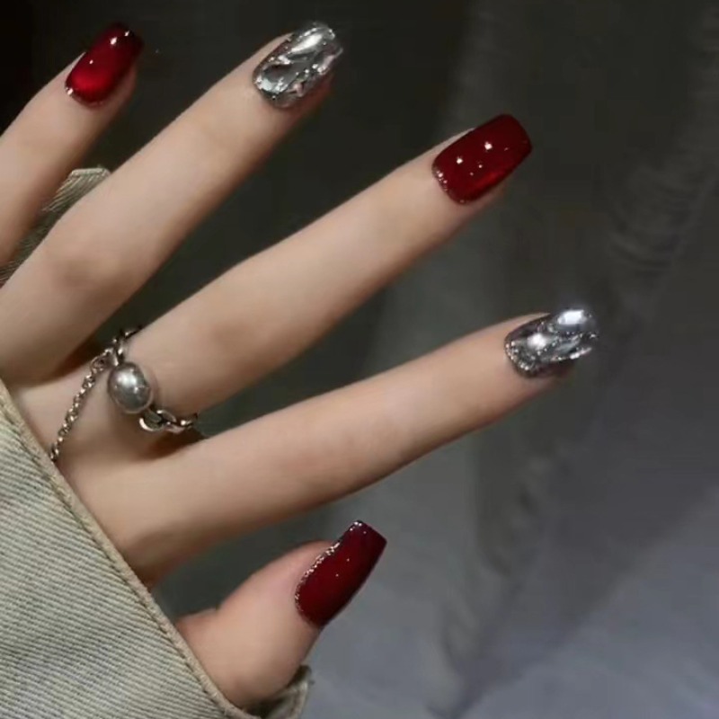 24pcs Summer Short Presss on N - огляд і ціна Nail Art Pink