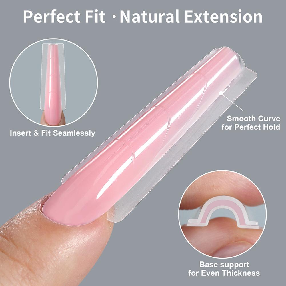 256Pcs Sandwich Nail Dual Exte - огляд і ціна Nail Extension Form
