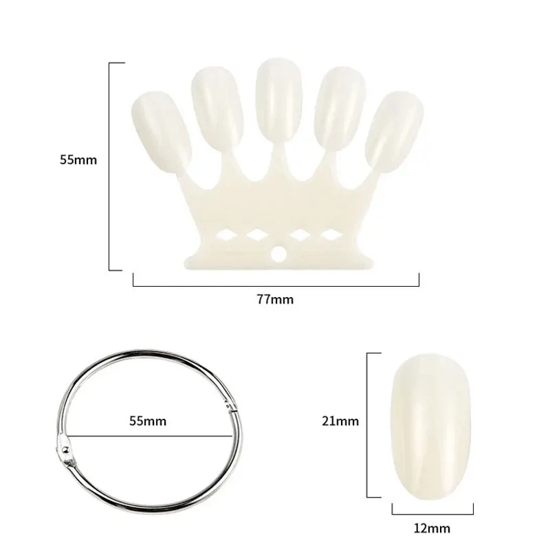 50pcs/pack Crown Shape False T - огляд і ціна Nail Art Navy
