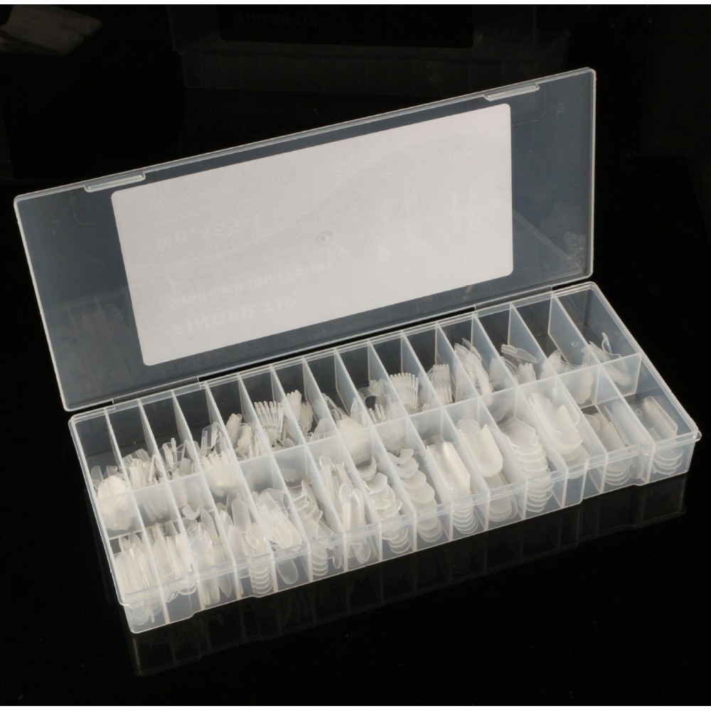 280pcs 14 Sizes Sandwich Dual  - огляд і ціна Nail Extension Form