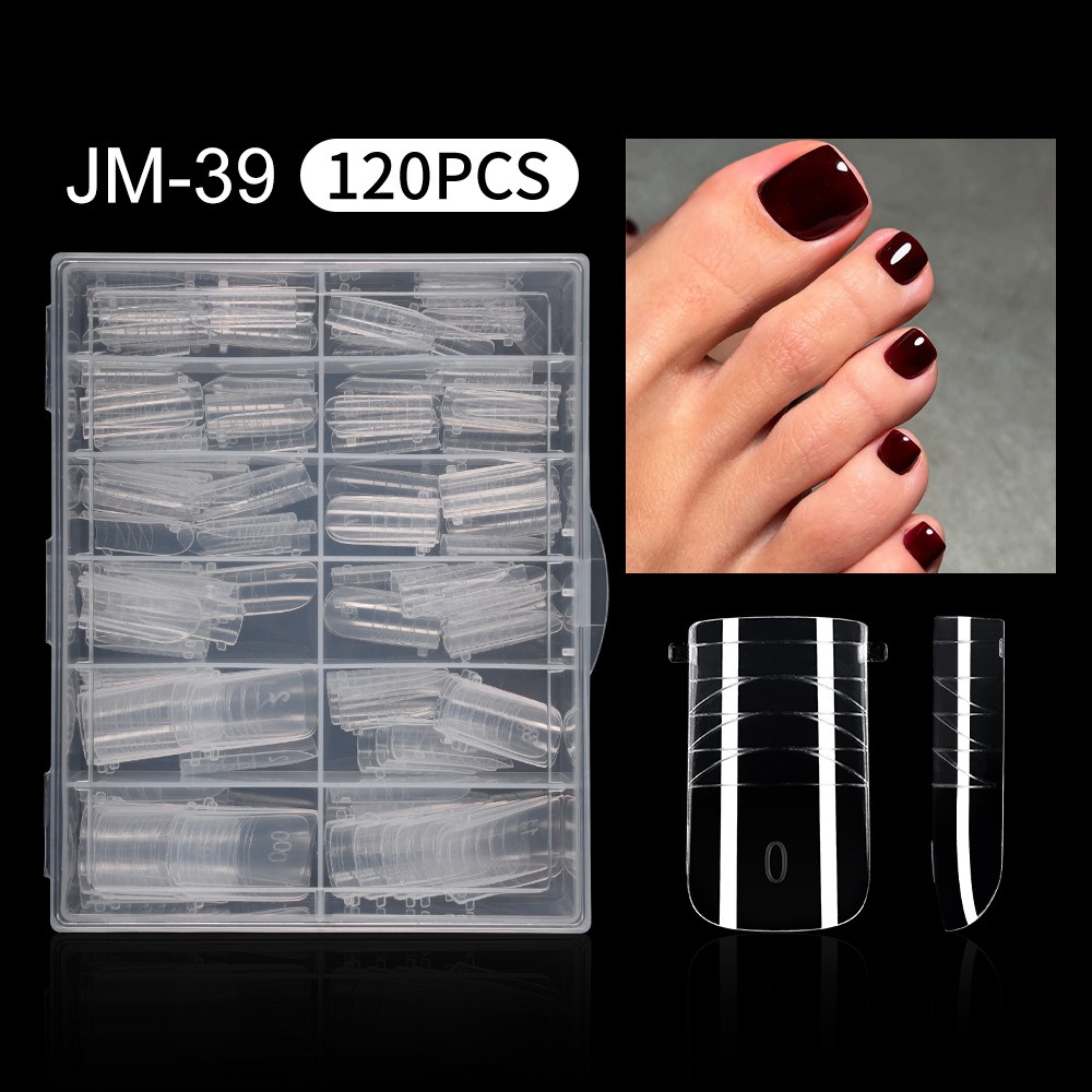 120pcs New Dual Forms Toe Nail - огляд і ціна Nail Extension Form