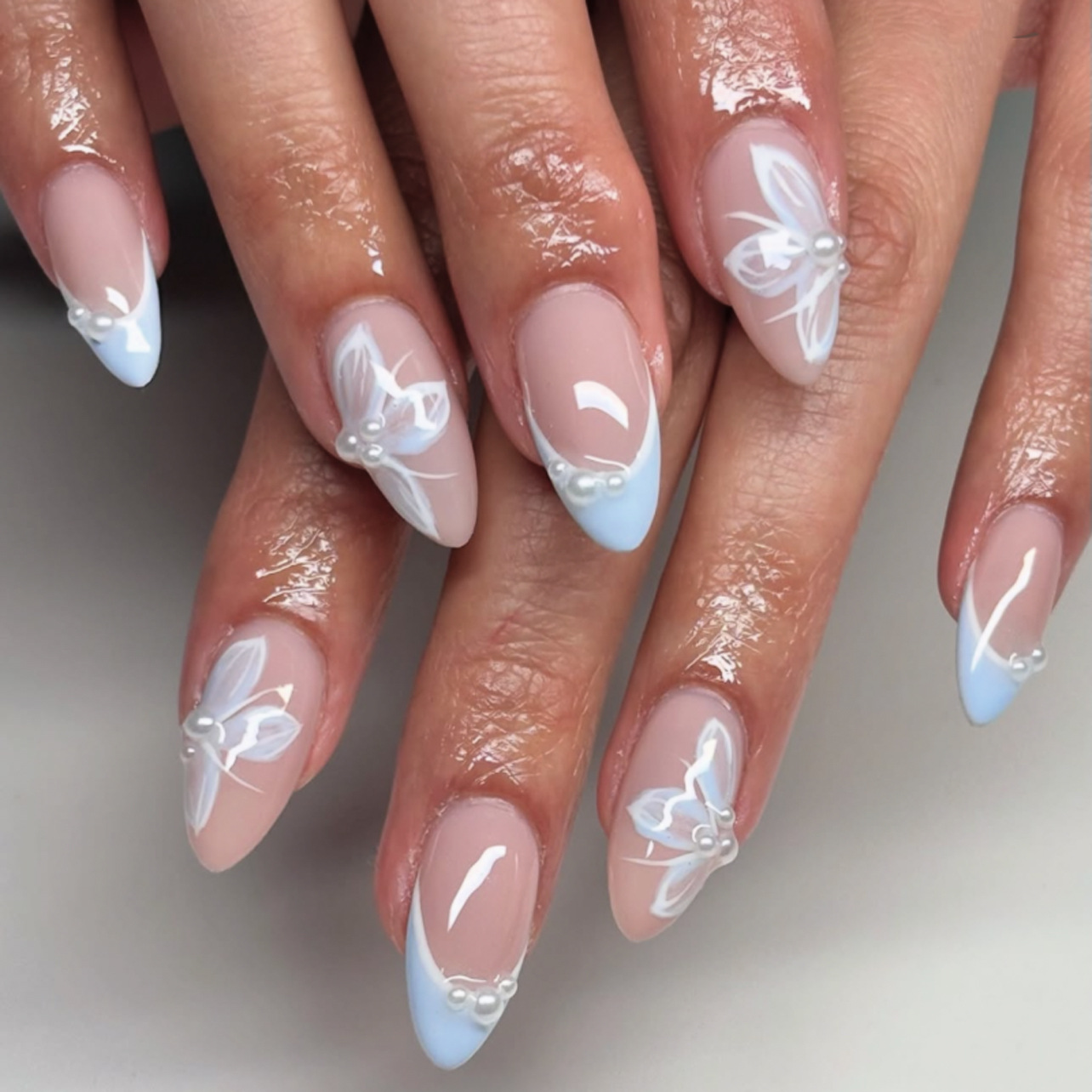 24Pcs Yellow Floral French Des - огляд і ціна Nail Art French Nails
