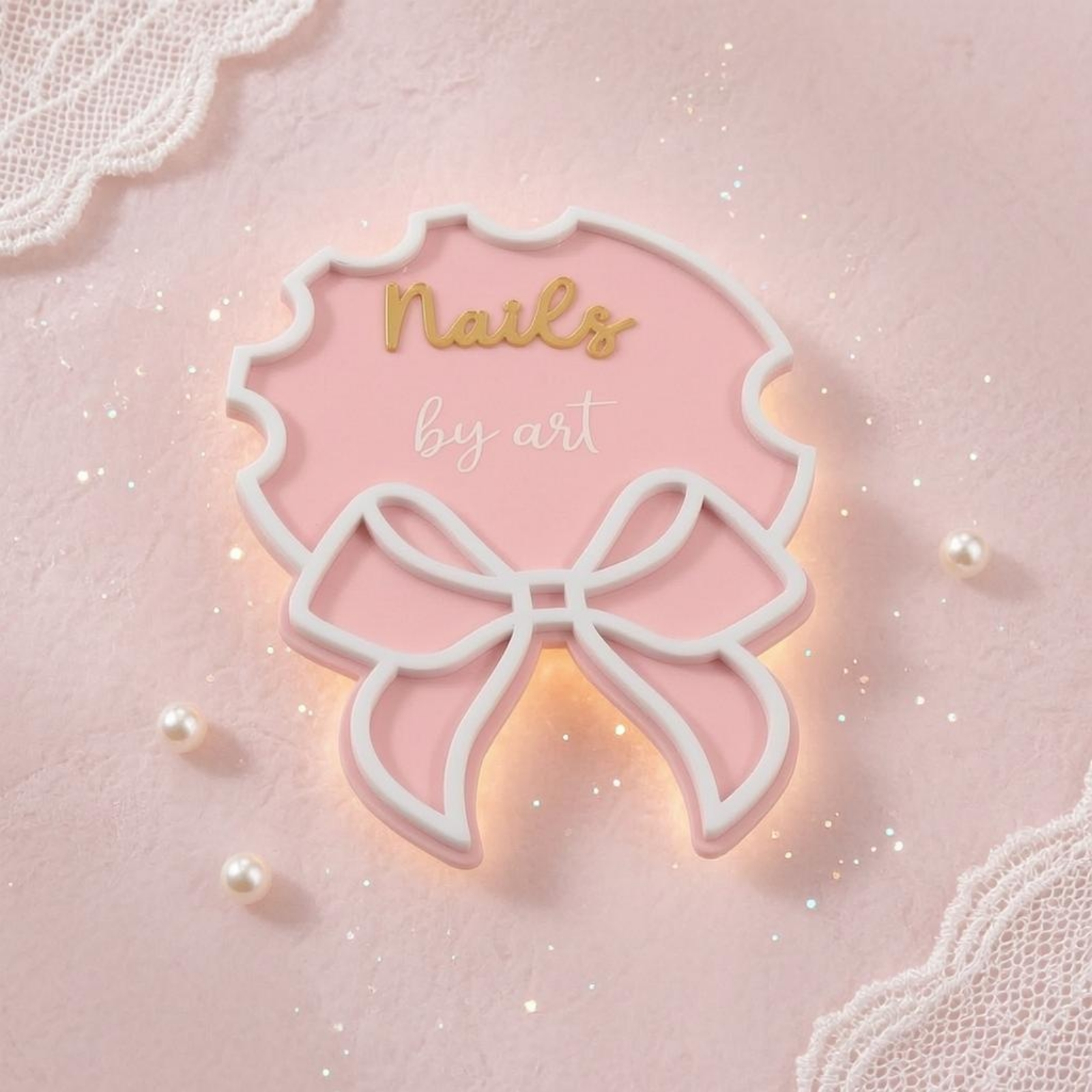 Nail Art Sign Pink Ribbon Bow  - огляд і ціна Nail Art Pink