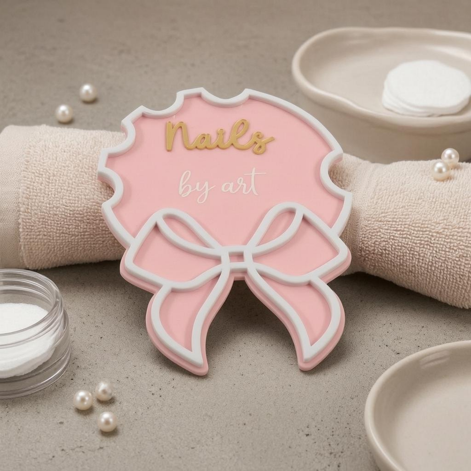 Nail Art Sign Pink Ribbon Bow  - огляд і ціна Nail Art Pink