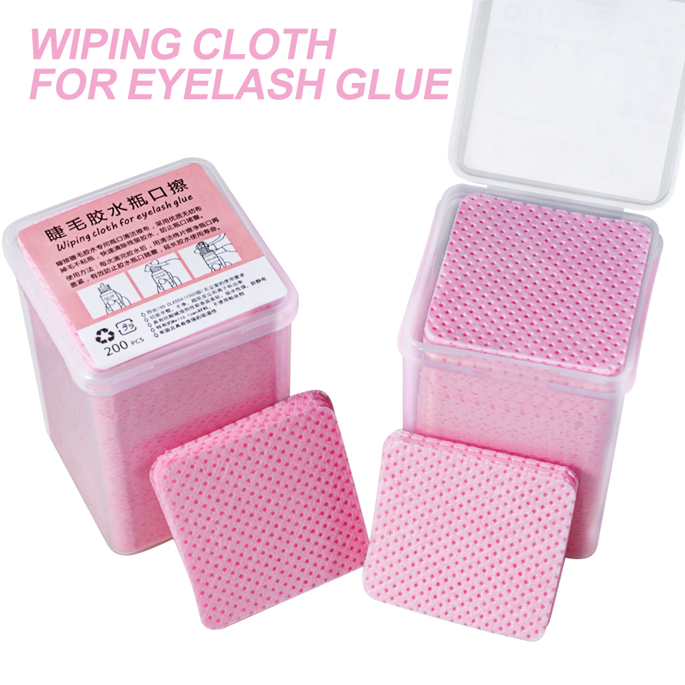 200Pcs Pink Lint-Free Nail Pol - огляд і ціна Nail Art Pink