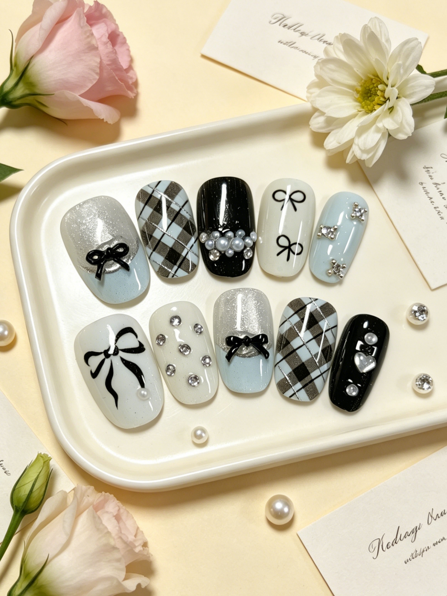 10 Short Oval-Shaped Press-On  - огляд і ціна Nail Art Jelly