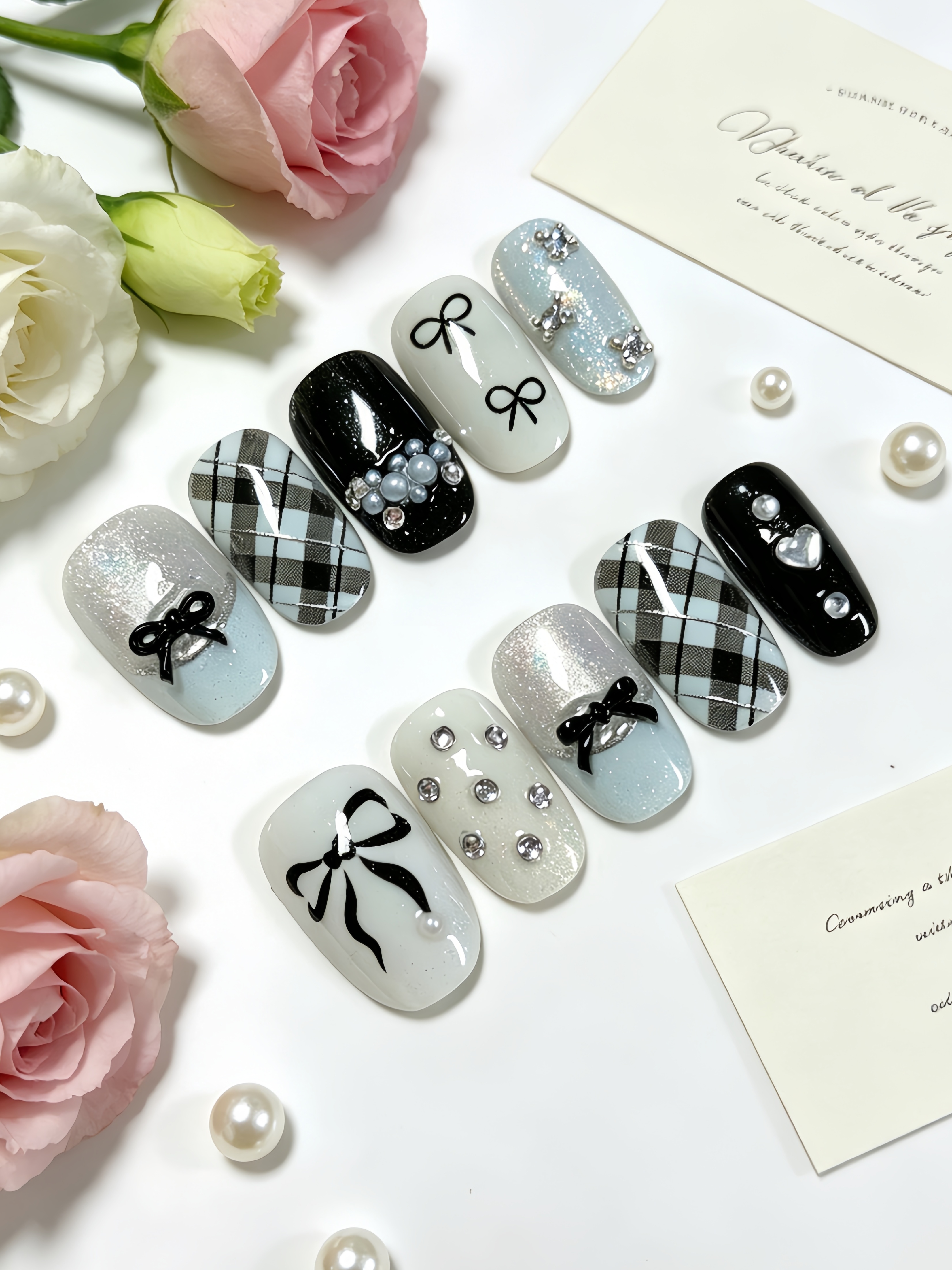 10 Short Oval-Shaped Press-On  - огляд і ціна Nail Art Jelly