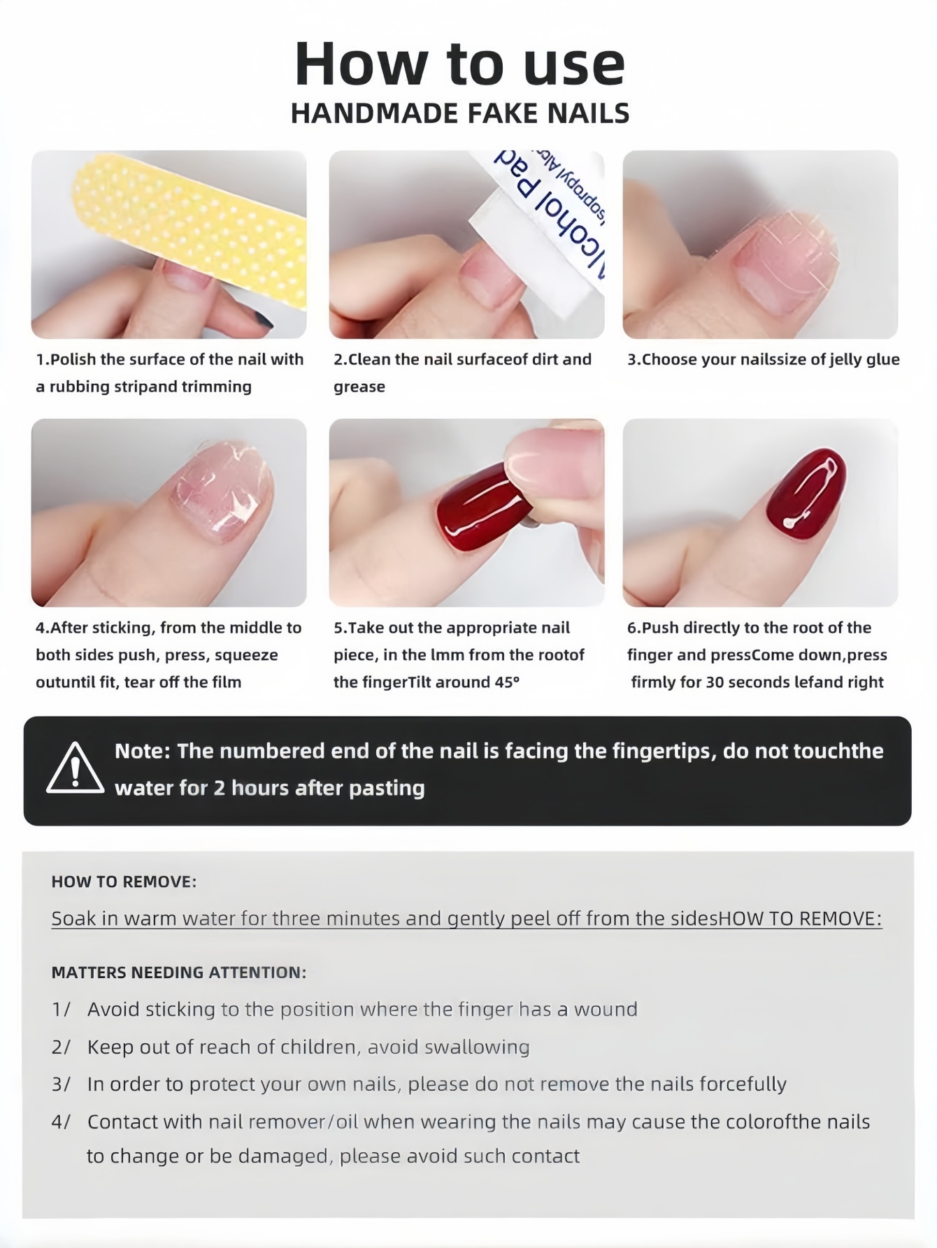 10 Short Oval-Shaped Press-On  - огляд і ціна Nail Art Jelly