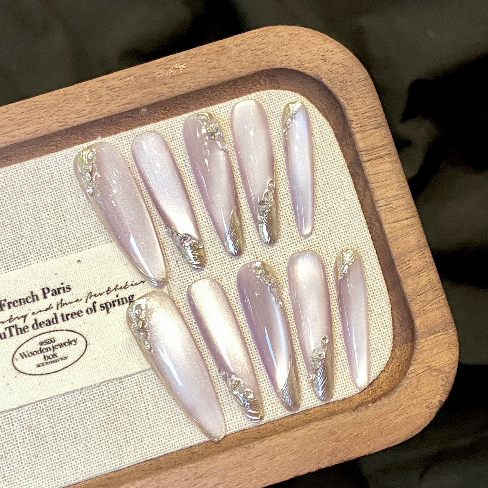 Handmade Nude Press on Nails C - огляд і ціна Nail Art Full Design