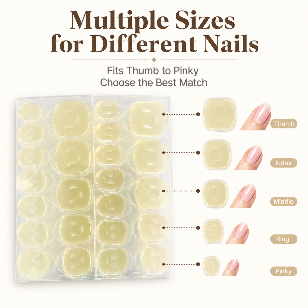 5 Sheets 120 Tabs Jelly Nail A - огляд і ціна Nail Art Jelly