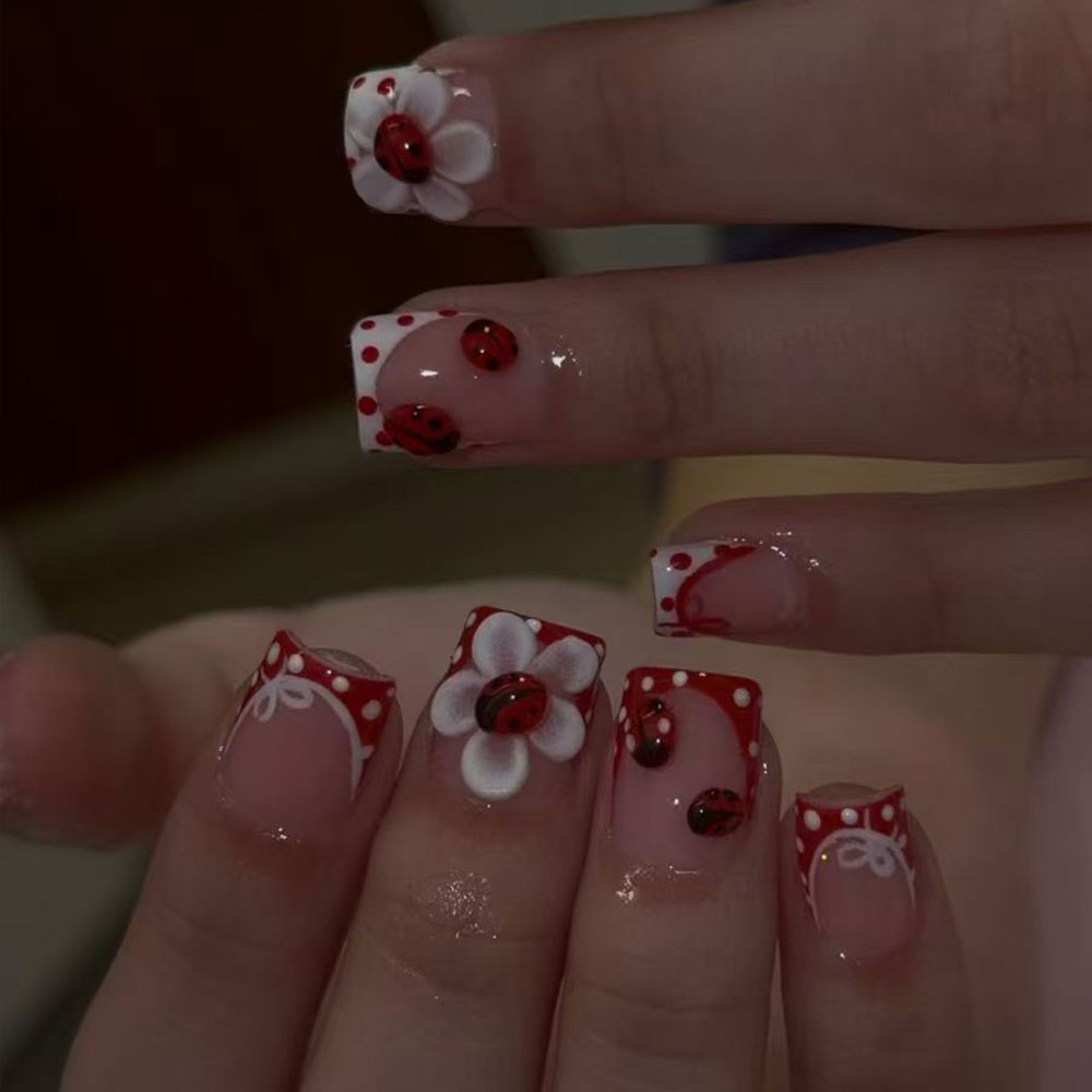 24 pieces per set. Rectangular - огляд і ціна Nail Art French Nails