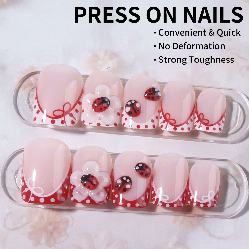 24 pieces per set. Rectangular - огляд і ціна Nail Art French Nails
