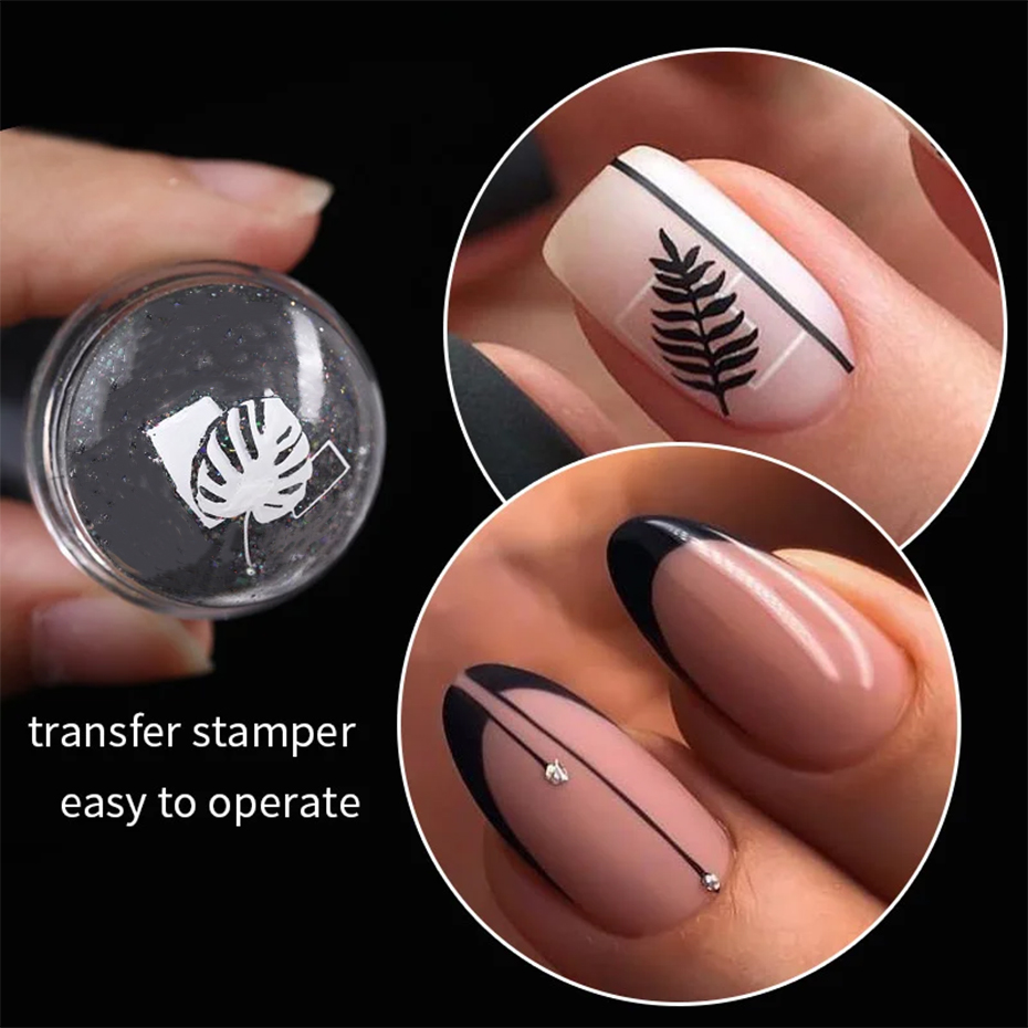 Nail Stamping Plates Pure Clea - огляд і ціна Nail Art Full Design