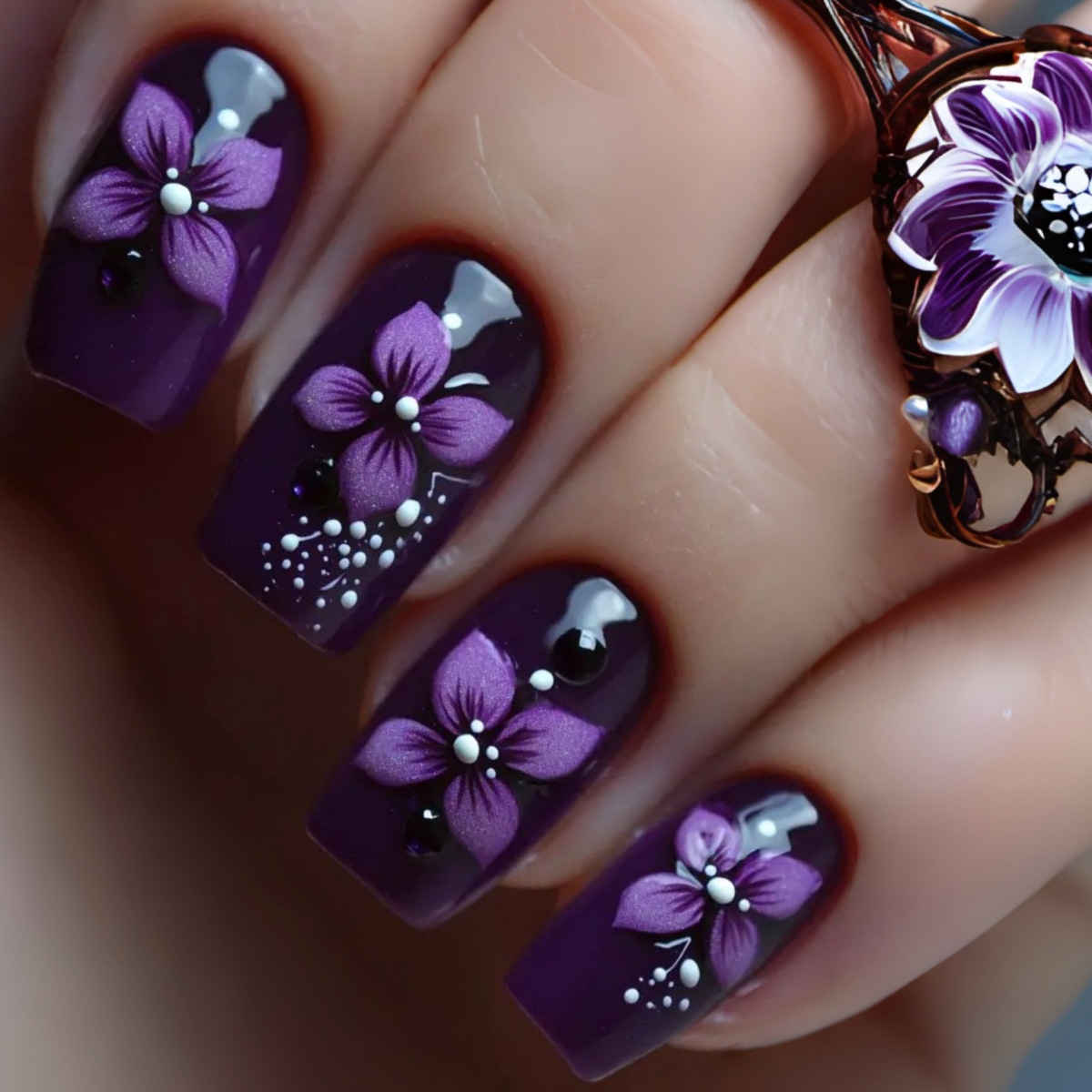 Medium square fake nails for w - огляд і ціна Nail Art French Nails