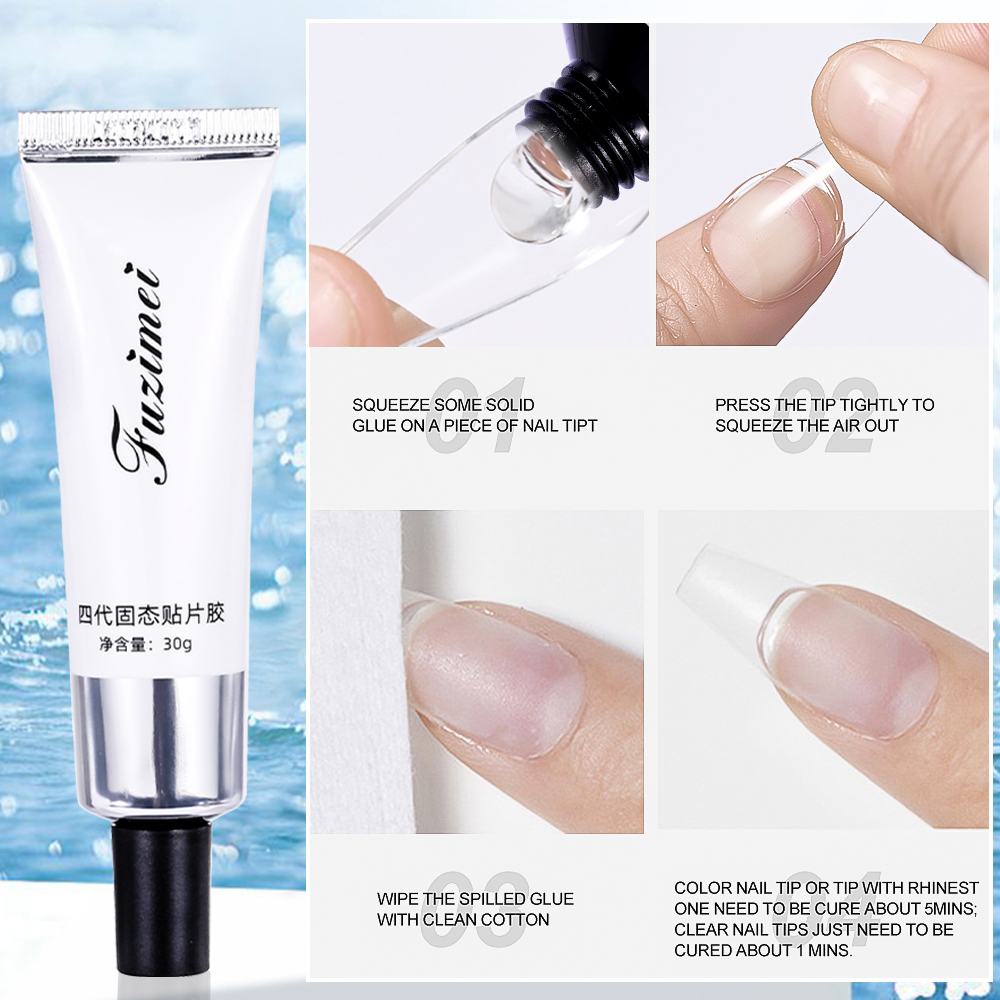 30/20/10g Solid Soft Fake Nail - огляд і ціна Nail Extension Form