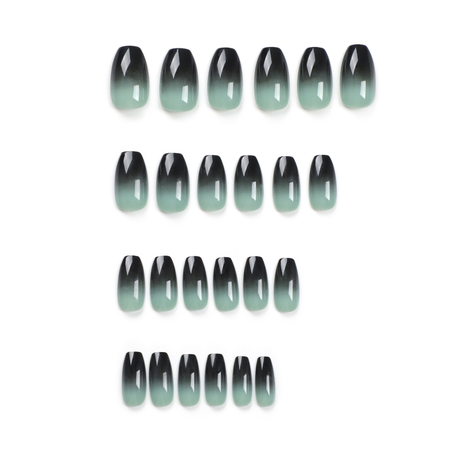 24pc Press on Nails Black Grad - огляд і ціна Nail Art Pink