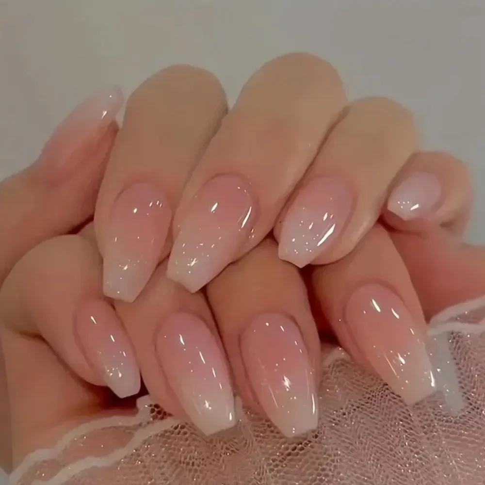 24pc Press on Nails Black Grad - огляд і ціна Nail Art Pink