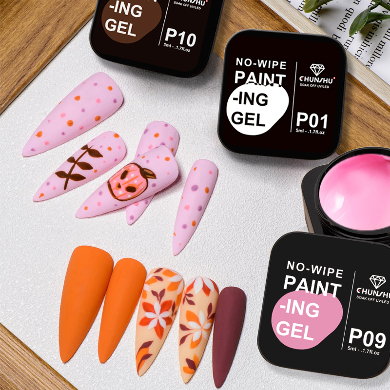 CHUNSHU Painting Gel Semi-soli - огляд і ціна Nail Art Full Design
