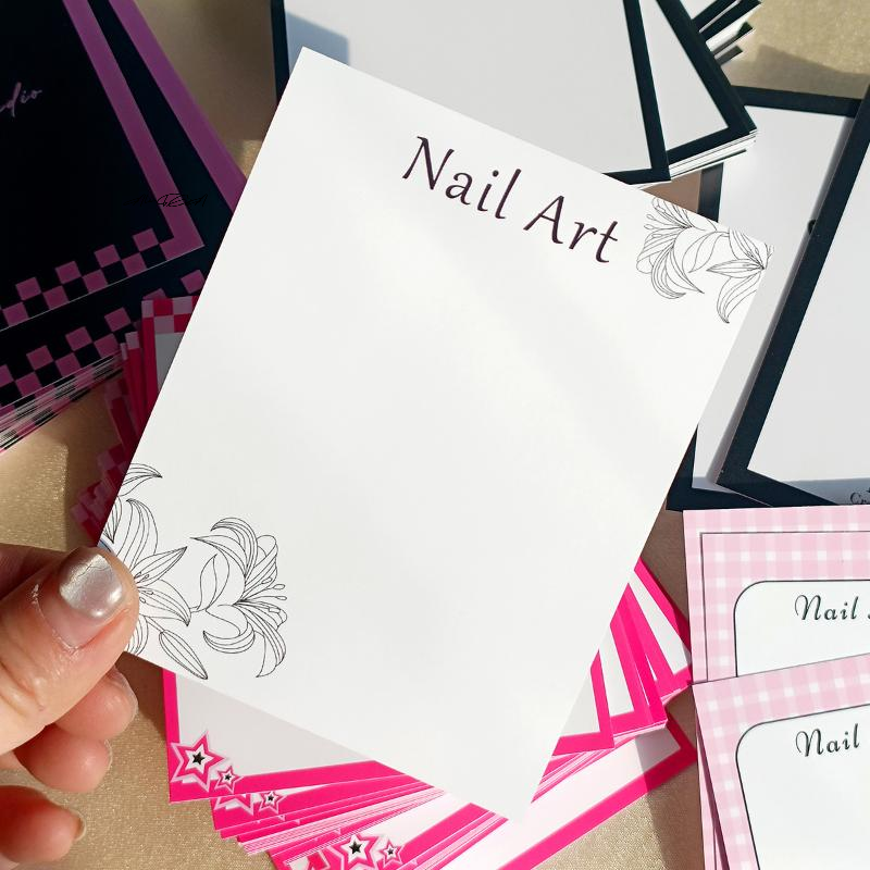 20 Sheets Press-On Nail Butter - огляд і ціна Nail Art Navy