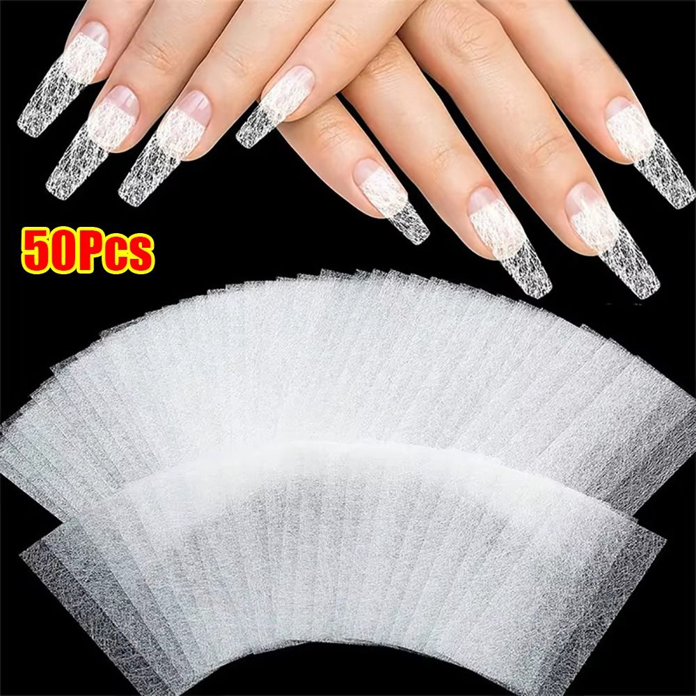 50Pcs New Non-woven Silk Fiber - огляд і ціна Nail Extension Form