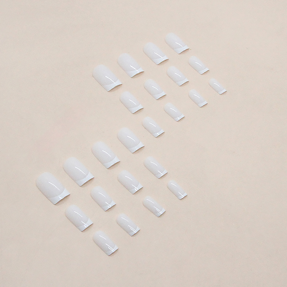 24pcs Chinese square nail whit - огляд і ціна Nail Art Jelly