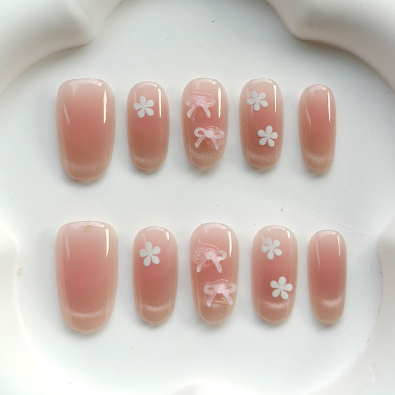 10Pcs Teenage Girl Fashion Cut - огляд і ціна Nail Art Pink