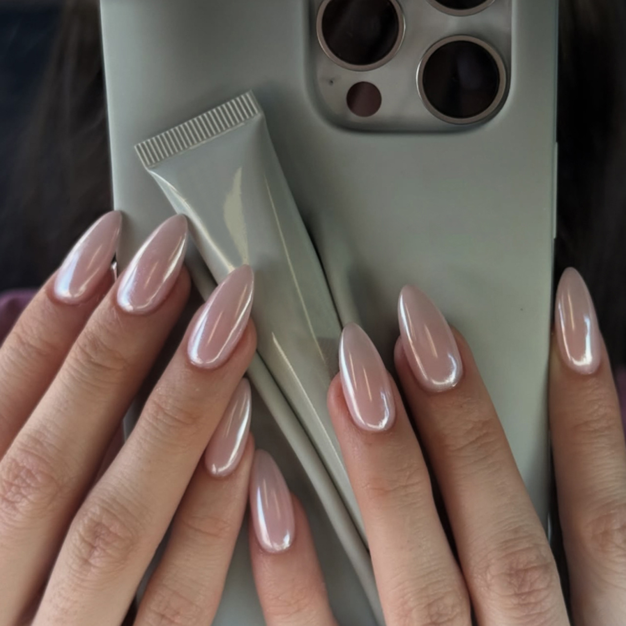 24Pcs Simple Nude Pink Solid N - огляд і ціна Nail Art Jelly