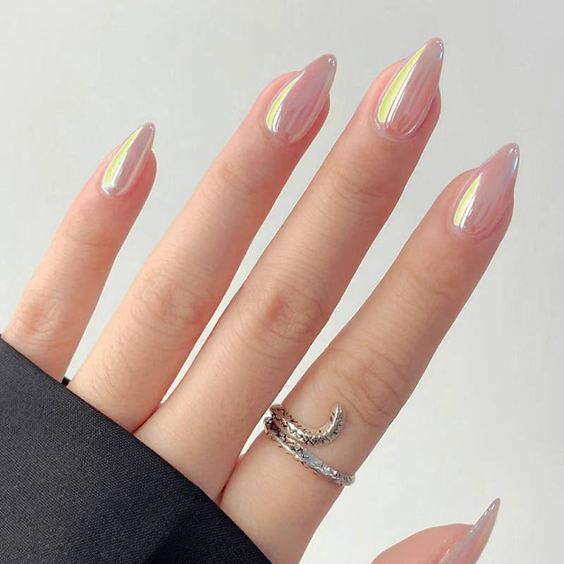 24Pcs Simple Nude Pink Solid N - огляд і ціна Nail Art Jelly