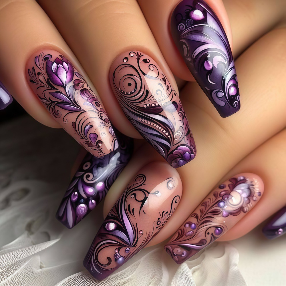 Medium fake nails for women gi - огляд і ціна Nail Art Full Design