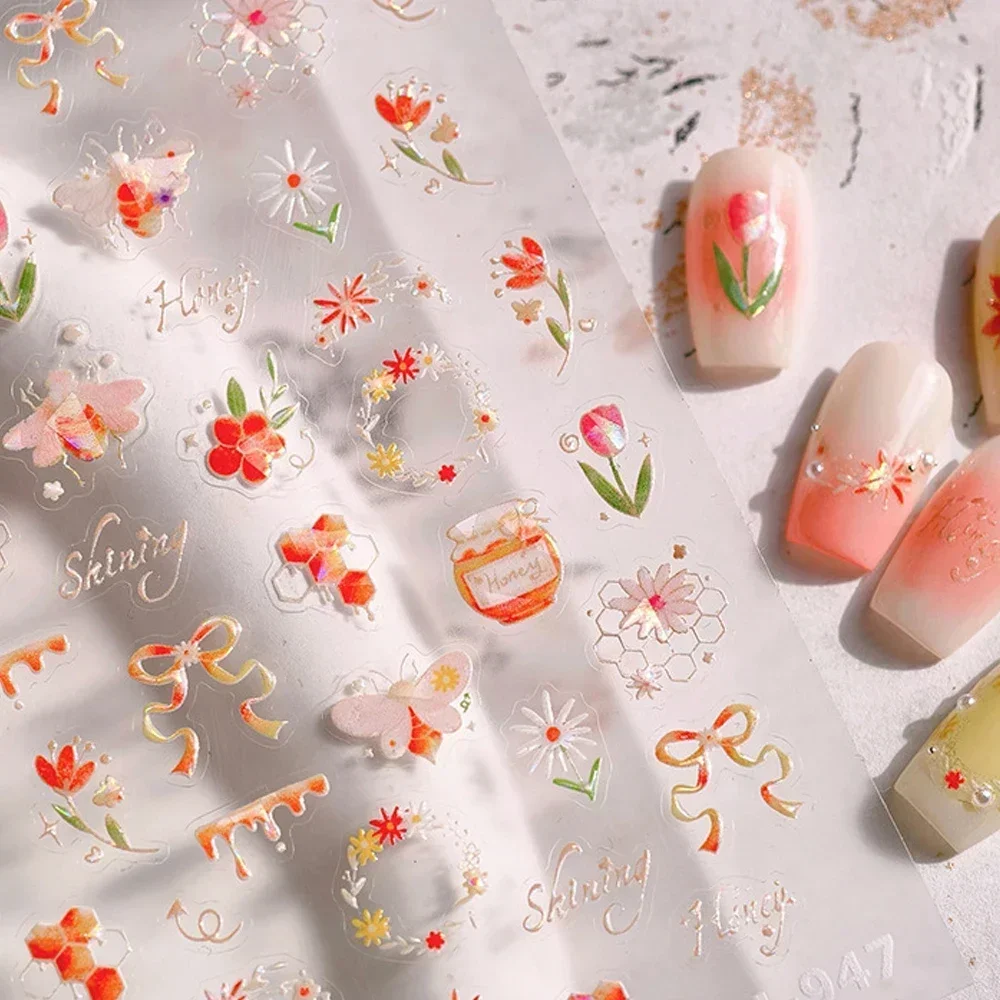 5D Flowers Bird Butterfly Nail - огляд і ціна Nail Art Lilac