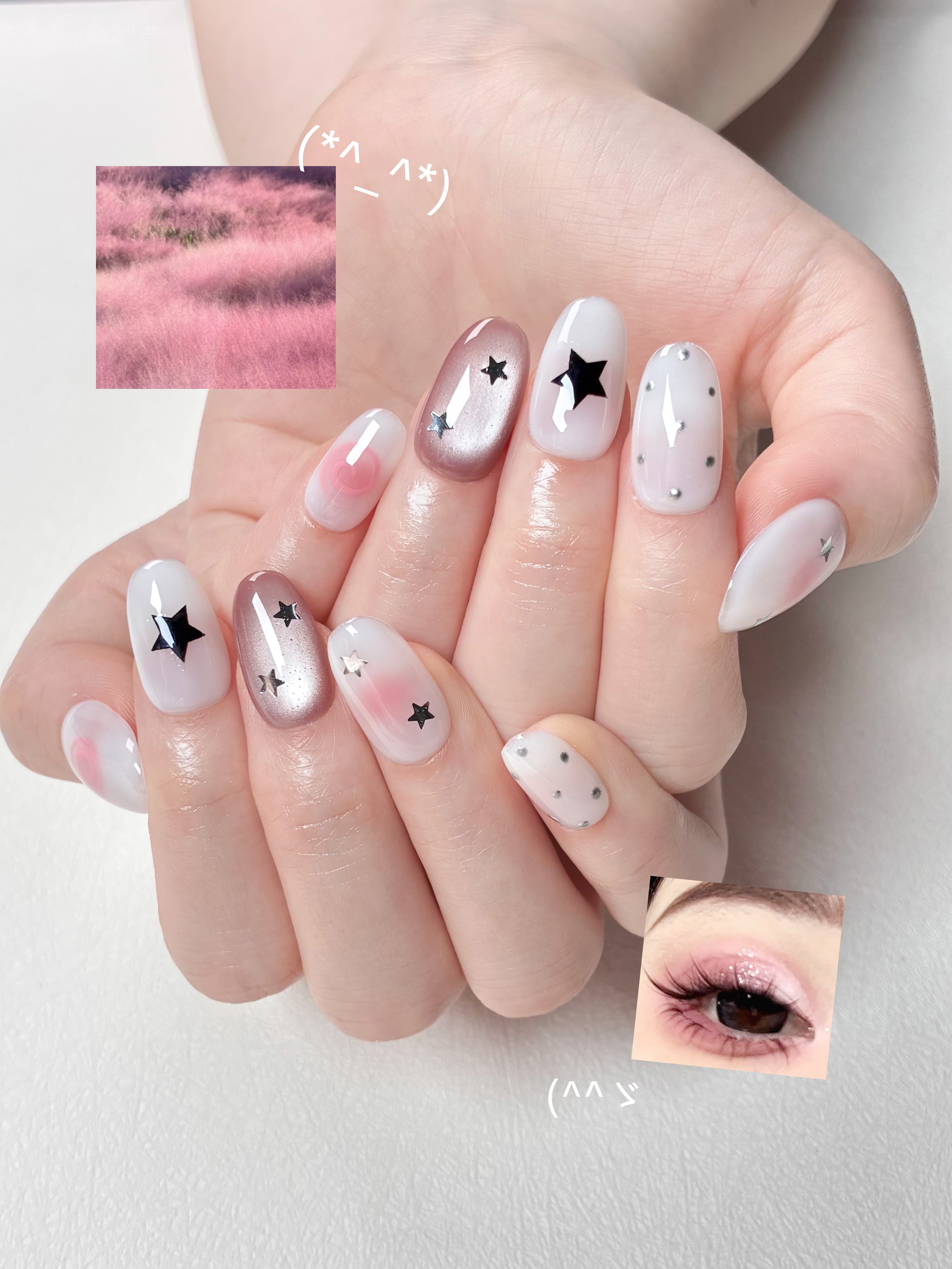 10pcs handmade pink press on n - огляд і ціна Nail Art Pink