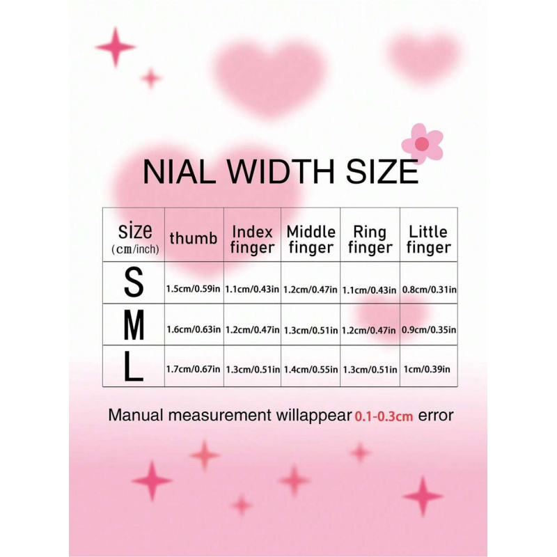 10pcs handmade pink press on n - огляд і ціна Nail Art Pink