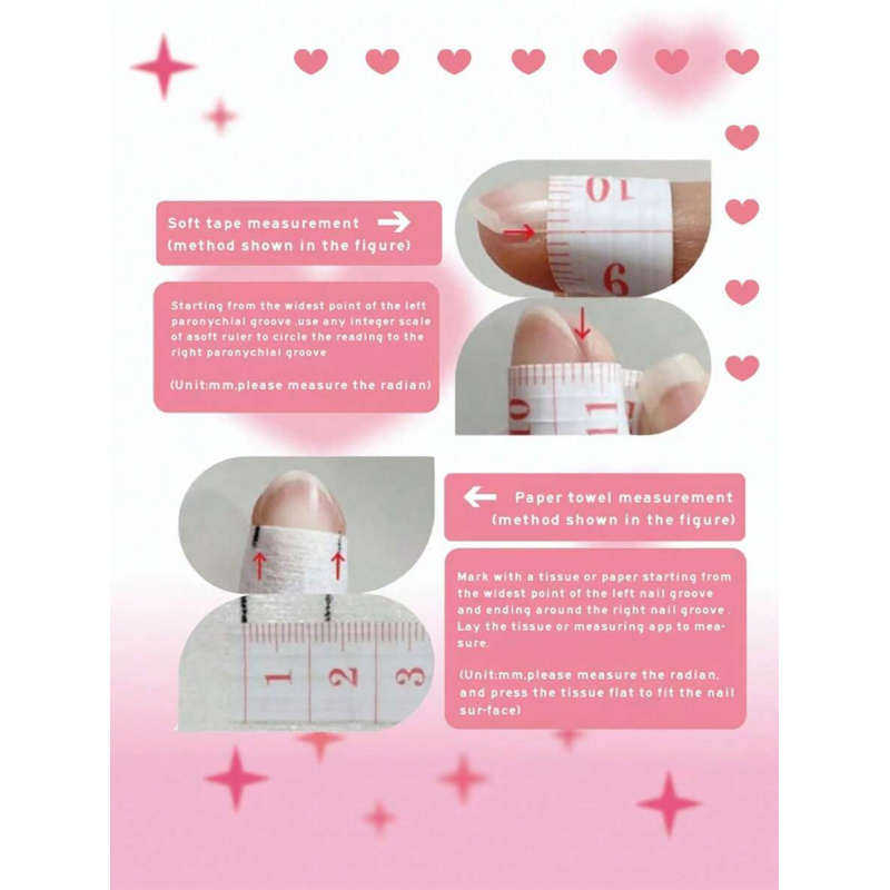 10pcs handmade pink press on n - огляд і ціна Nail Art Pink