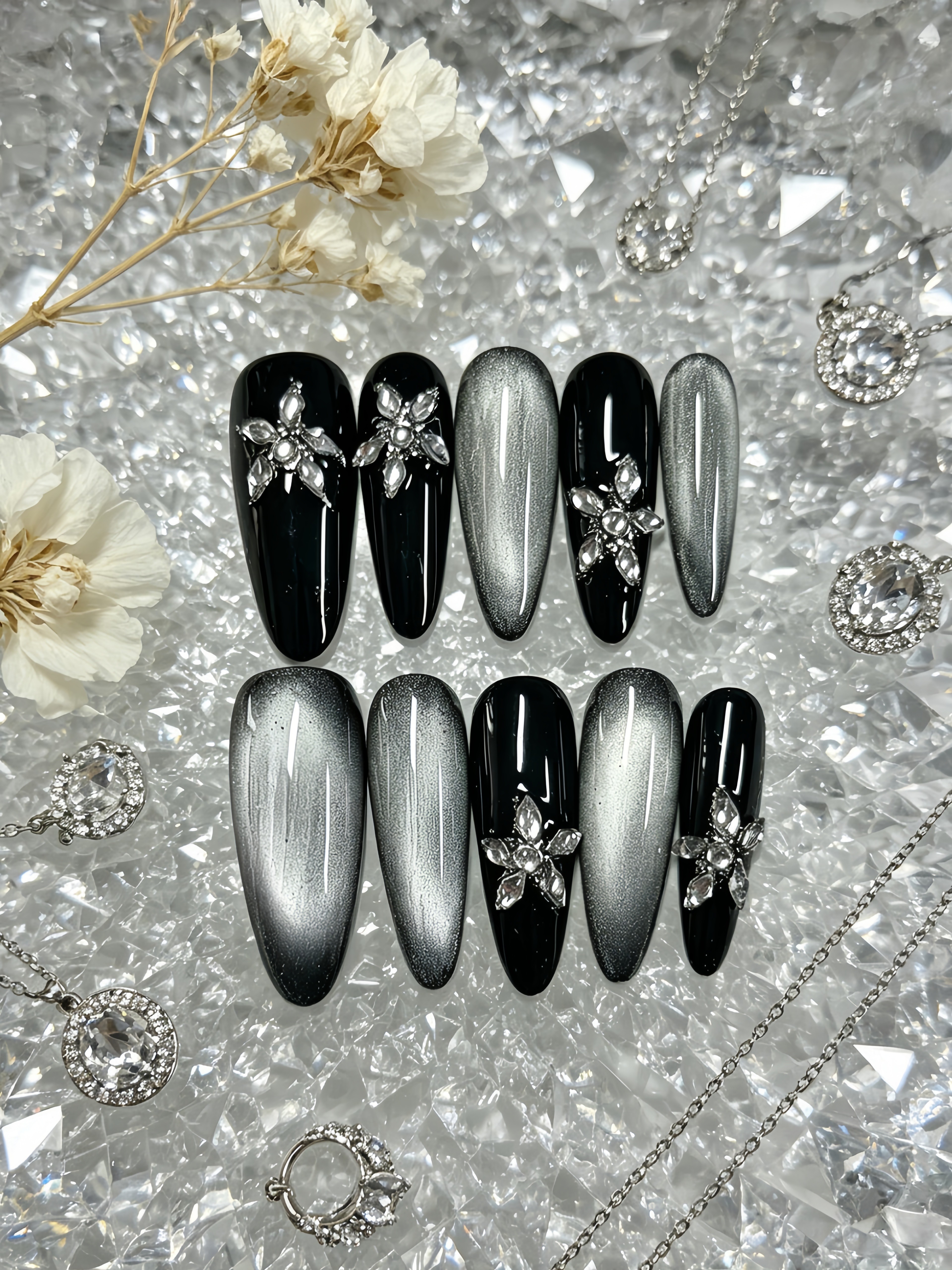 10 Long Waterdrop-Shaped Press - огляд і ціна Nail Art Jelly