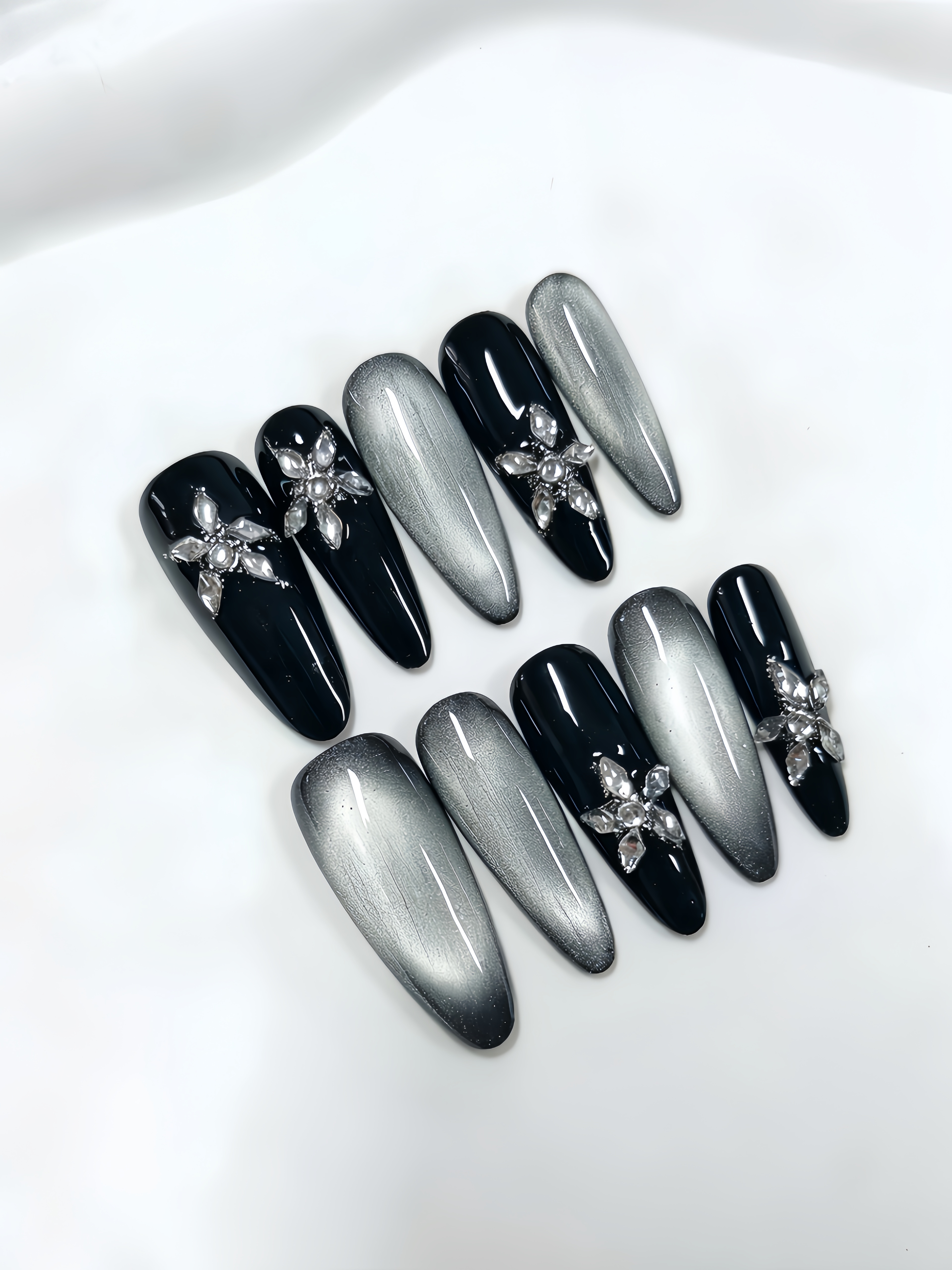 10 Long Waterdrop-Shaped Press - огляд і ціна Nail Art Jelly