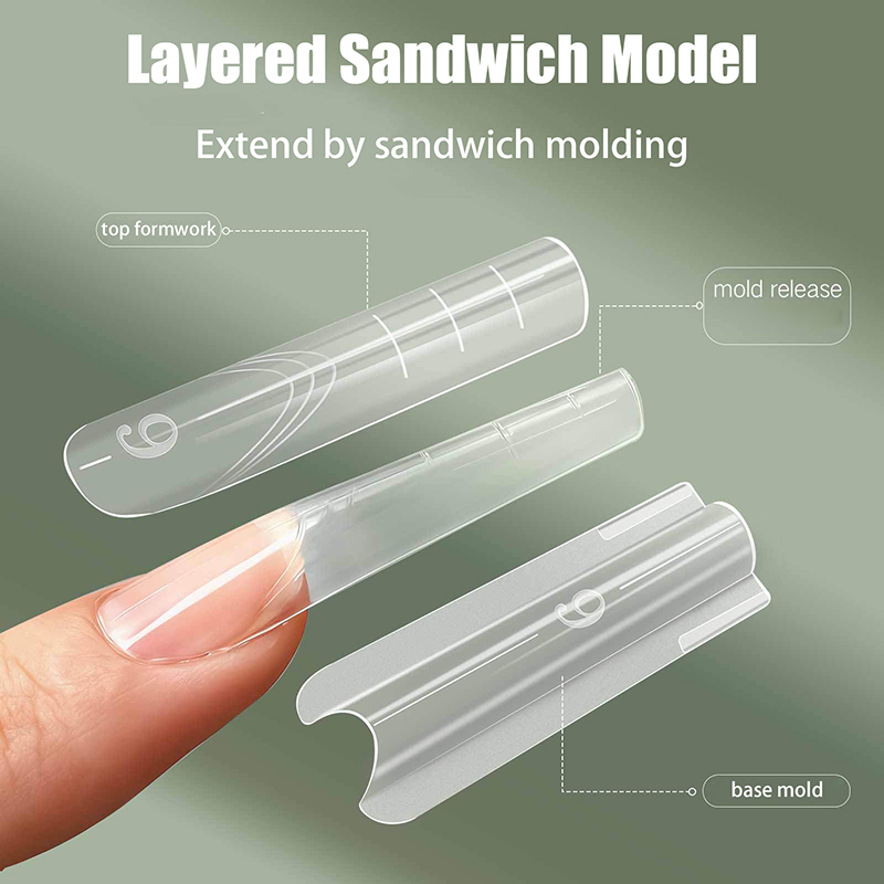 [JN] Sandwich Dual Nail Form 1 - огляд і ціна Nail Extension Form
