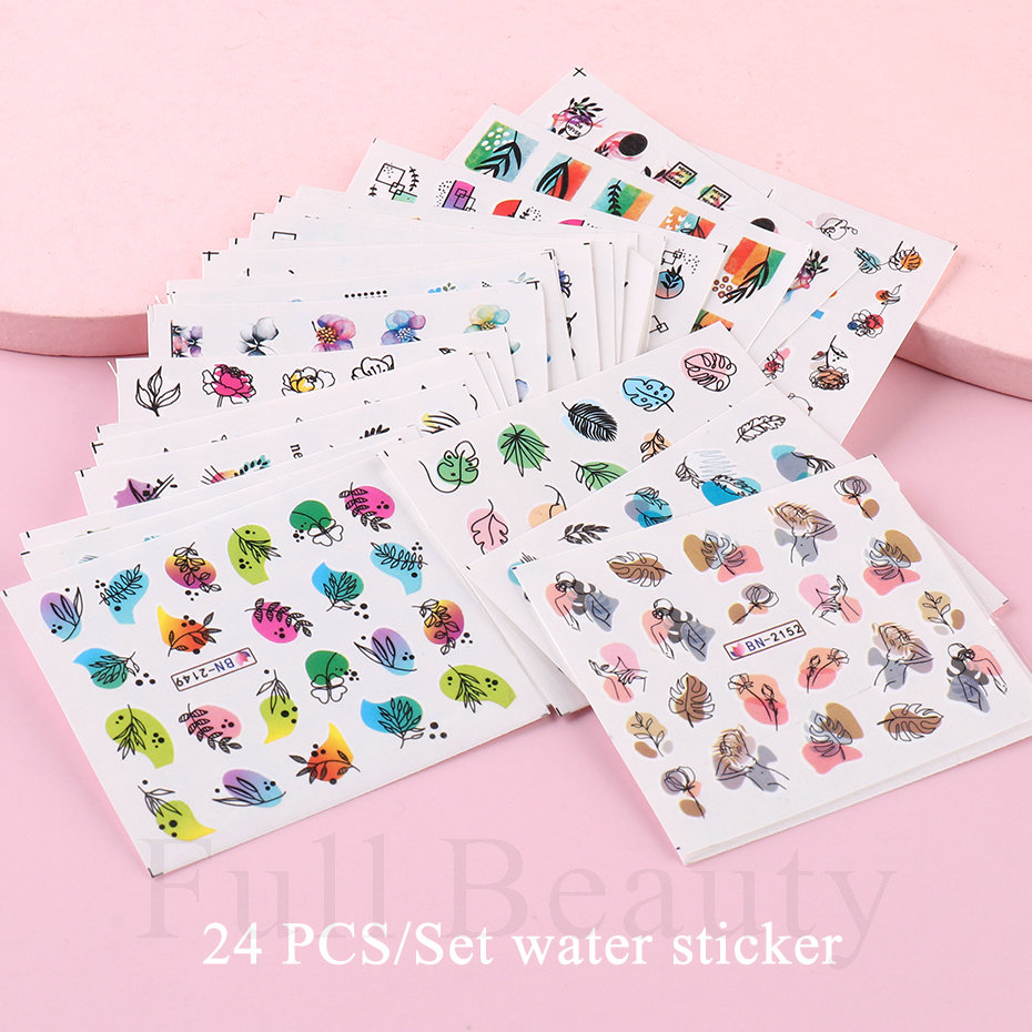 24pcs / Set Spring Summer nail - огляд і ціна Nail Art Full Design