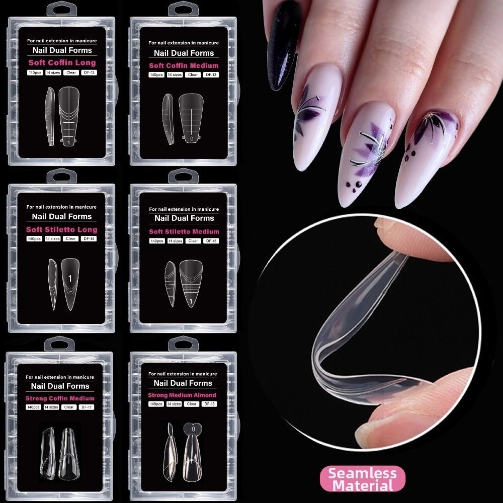 140PCS 14 Sizes French Nail Du - огляд і ціна Nail Extension Form