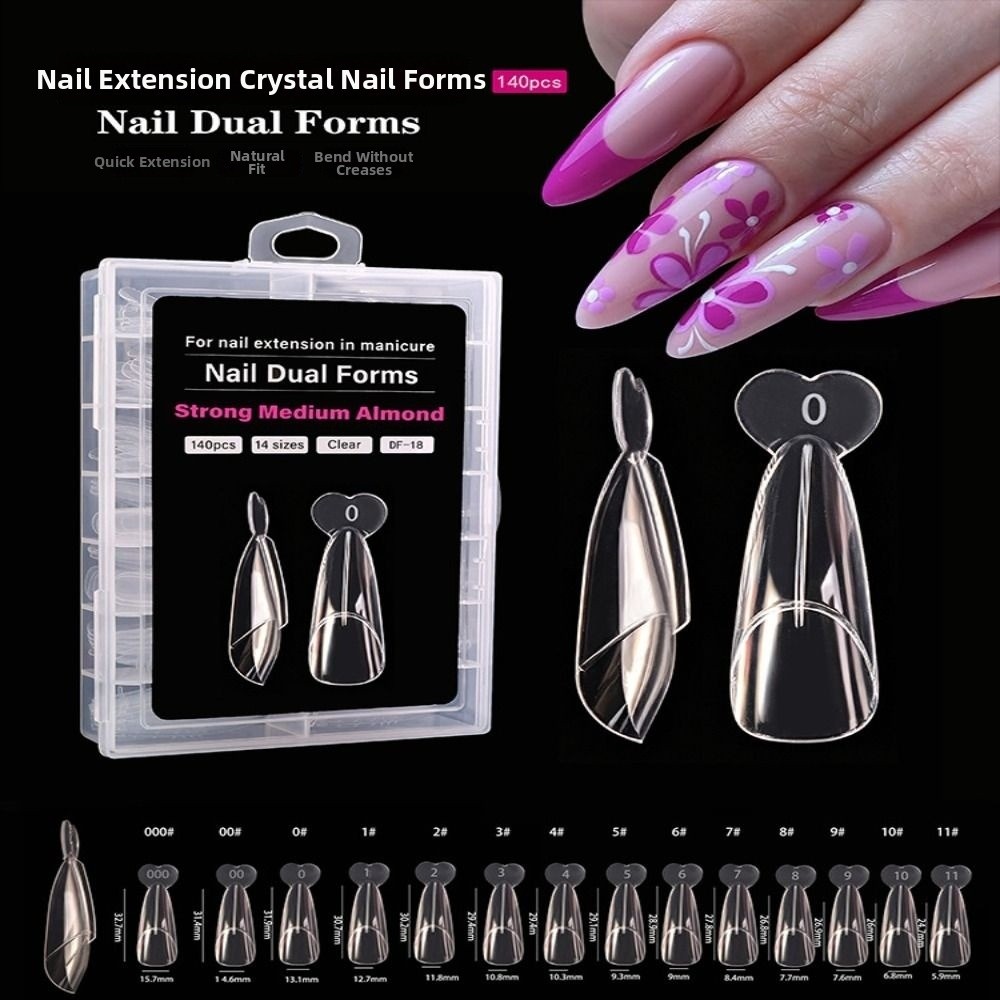 140PCS 14 Sizes French Nail Du - огляд і ціна Nail Extension Form