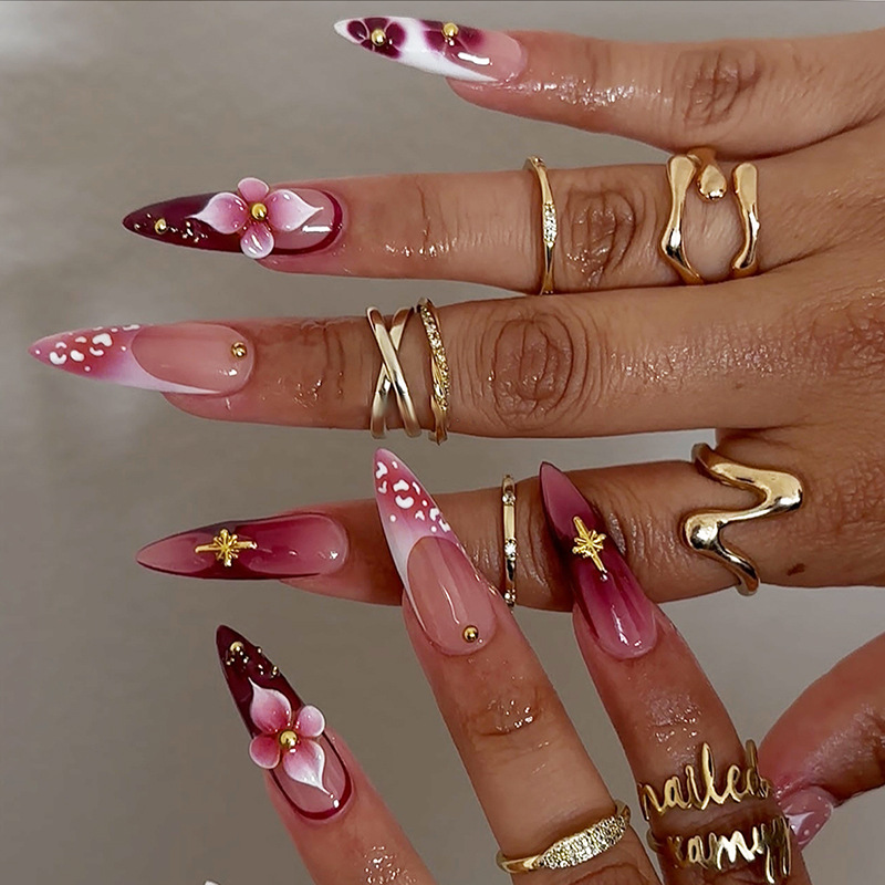 24Pcs French Blush Pink Design - огляд і ціна Nail Art Full Design