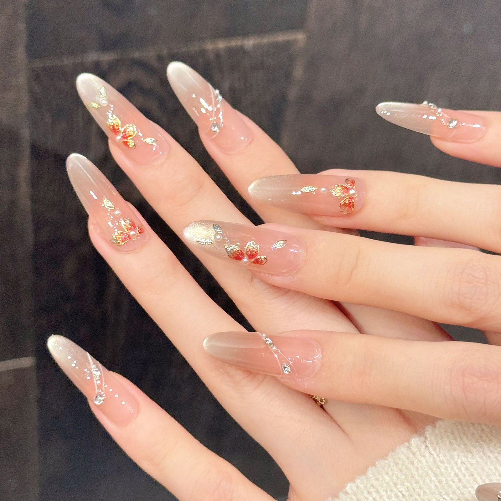 10pcs Handmade Fake Nails Pres - огляд і ціна Nail Art Pink