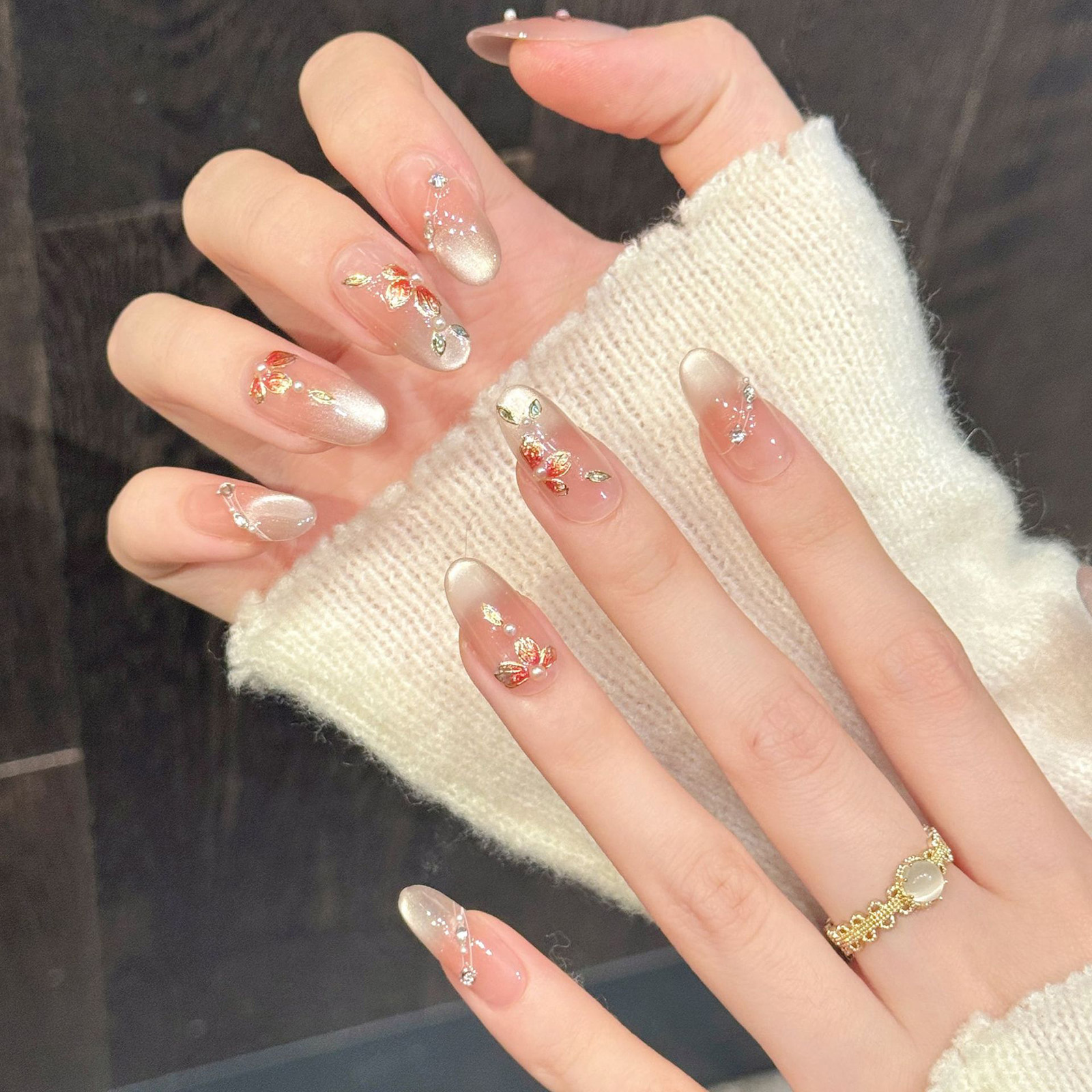 10pcs Handmade Fake Nails Pres - огляд і ціна Nail Art Pink