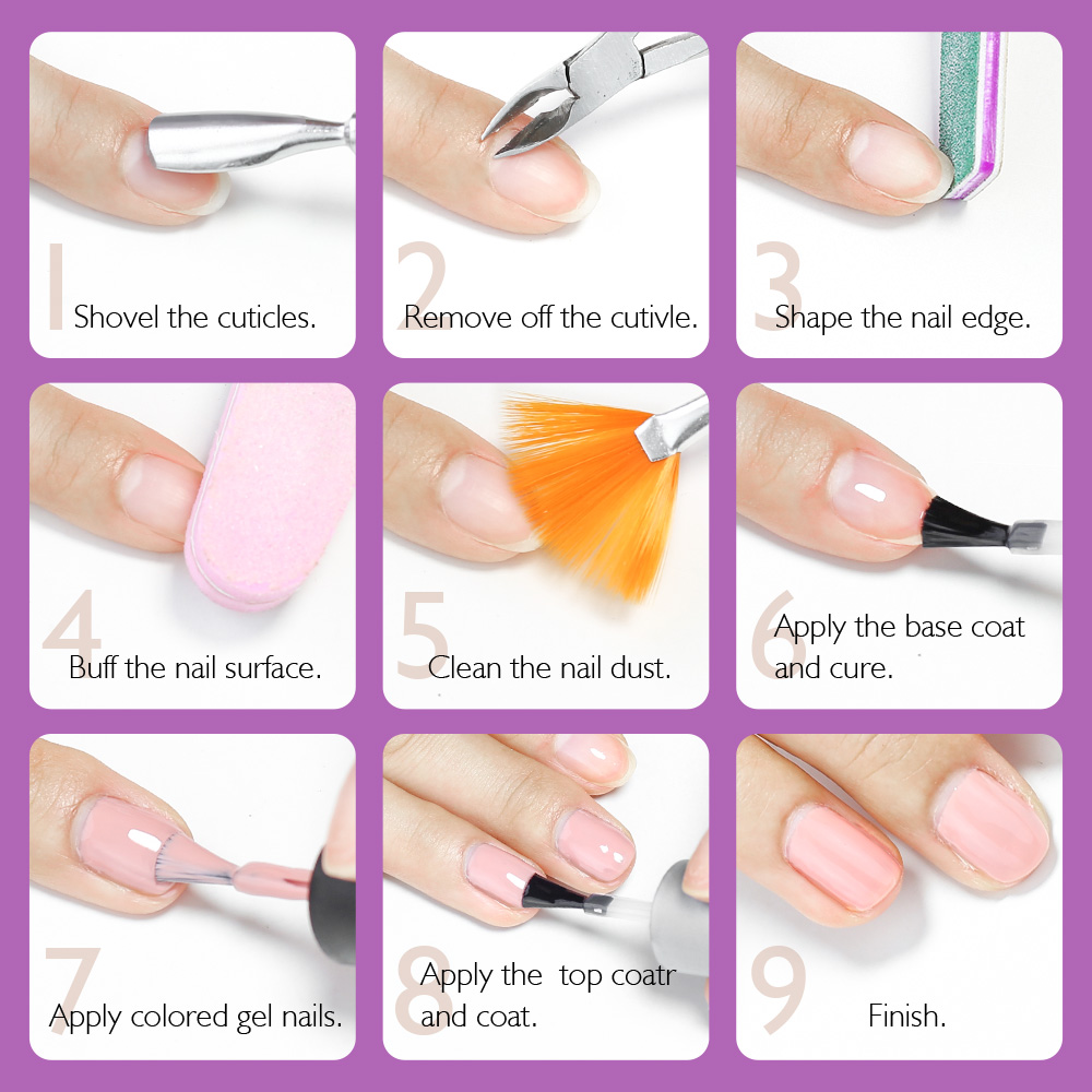 Rainbow Ghini 8ml Purple Serie - огляд і ціна Nail Art Lilac
